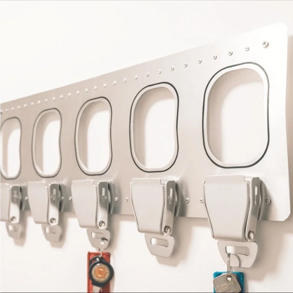 Aviation Seatbelt Key Rack Key Holder Birthday Gift for Pilot Aircraft